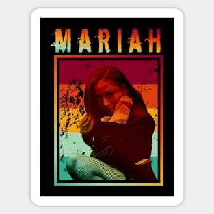 Mariah | Retro poster Sticker